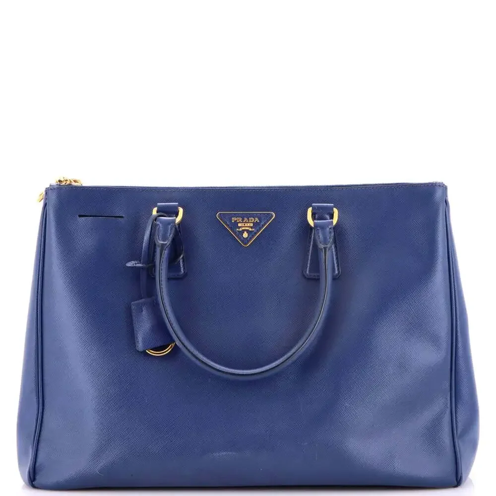 Prada Double Zip Lux Tote Saffiano #258156P10B - Picture 1 of 8